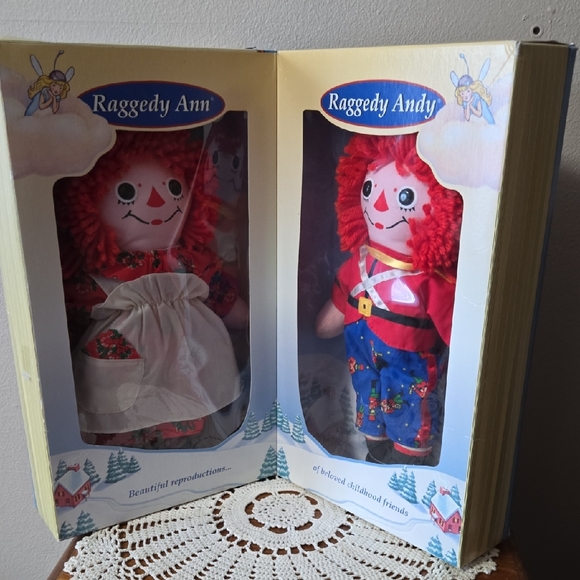 Hasbro Other - Raggedy Ann and Andy Dolls In Original Box
